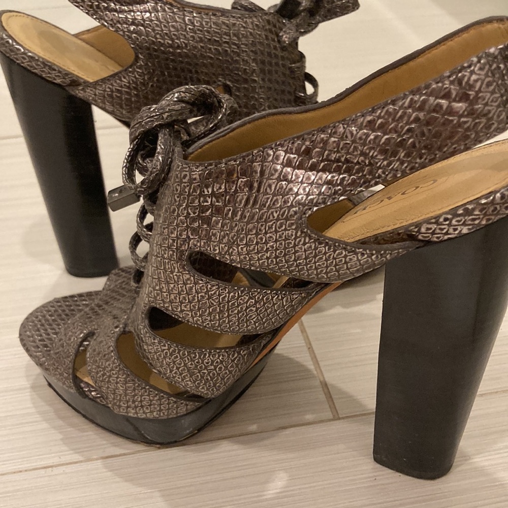 Metallic Alligator Coach Platforms - Picture 3 of 3